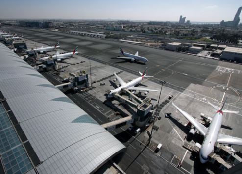نمو حركة السفر عبر مطار دبي في أكتوبر