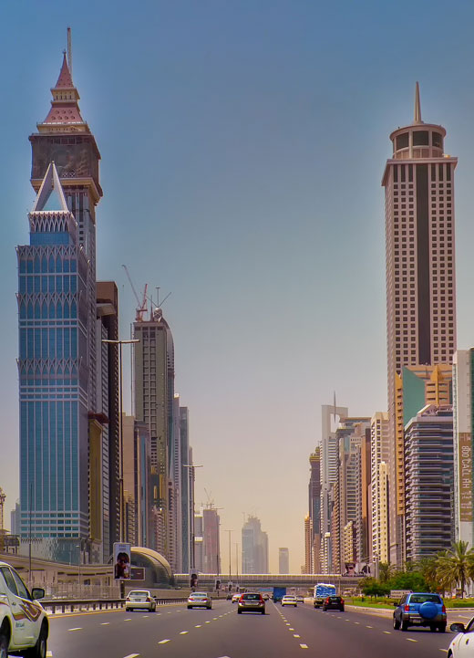 البنية التحتية للنقل في دبي صنفت من بين الأفضل في العالم
