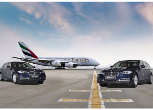 طيران الإمارات تعقد شراكة مع بي إم دبليو لتوفير أسطولها الجديد من سيارات خدمة السيارة مع السائق