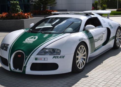 Dubai Police Bugatti Veyron.