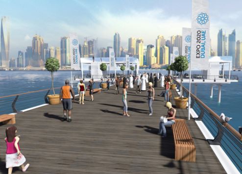 An artist's impression of the Boardwalk.