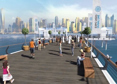 An artist's impression of the Boardwalk.