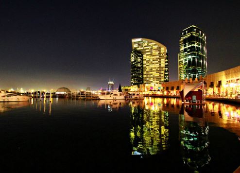 The new conference centre will be located opposite Dubai Festival City (pictured)
