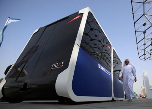 دبي تكشف النقاب عن نظام النقل المستقبلي سكاي بود (SKY POD)