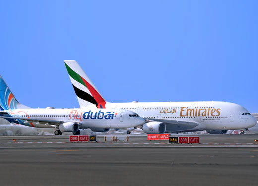 طيران الإمارات تكشف عن المزايا التي حصل عليها العملاء من الشراكة مع فلاي دبي