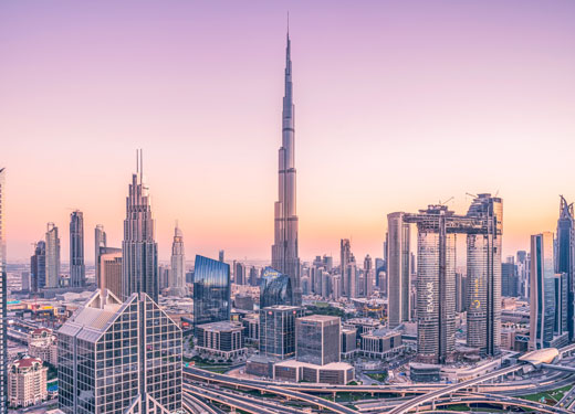 دبي تشتهر بأنها "من أكثر مدن العالم ديناميكية"