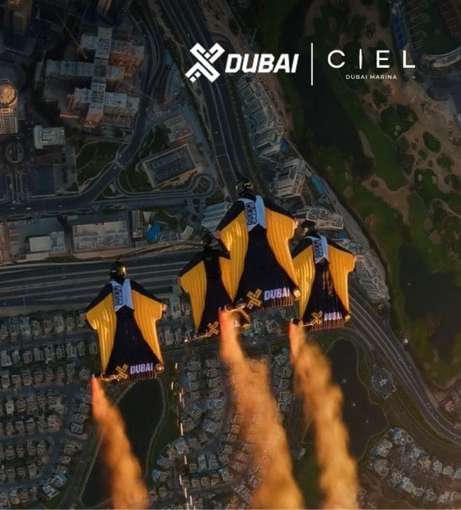 Ciel Dubai Marina Launches Sky-High Aerial Stunt with XDubai to Celebrate Landmark Opening 