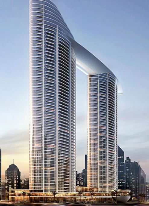 Sky-high observatory under construction in Dubai
