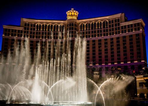 Las Vegas' Bellagio Hotel.