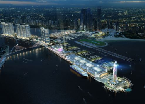 Artist's impression of Dubai Harbour