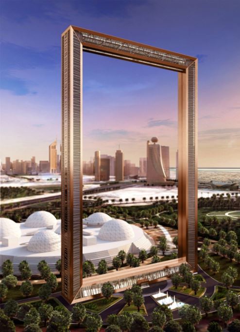 An artist's impression of Dubai Frame