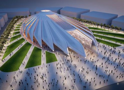 An artist's impression of the UAE pavilion.
