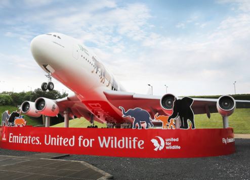 The Emirates roundabout at Heathrow Airport