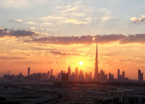 Dubai sunset