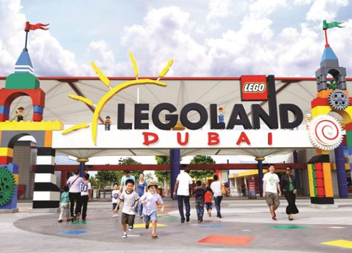 An artist's impression of Legoland Dubai