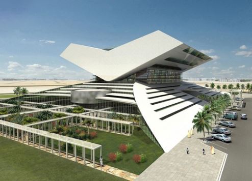 An artist's impression of Sheikh Mohammed Bin Rashid Library.