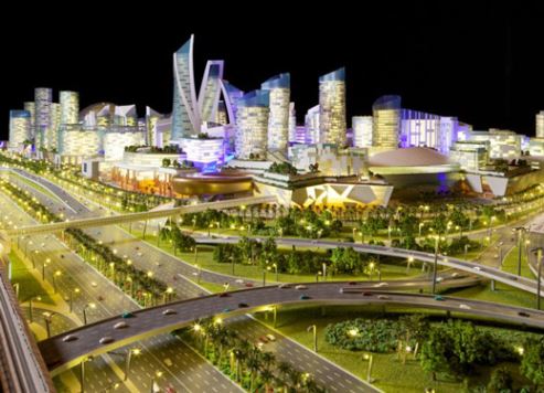 An artist's impression of Mall of the World.