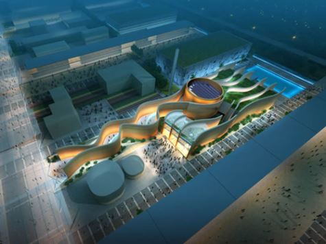 An artist's impression of the UAE pavilion at Expo 2020