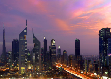 Dubai's Sheikh Zayed Road business district