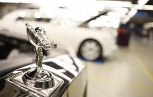 Luxury car showroom becomes art gallery