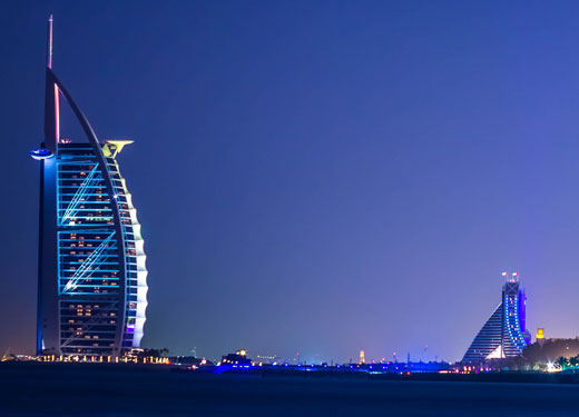 Dubai Marina Night